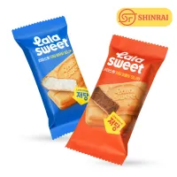 Kem bánh nhân kem ít ngọt Monaka LalaSweet Hàn Quốc 140ml - Thanh nhẹ, thơm mịn
